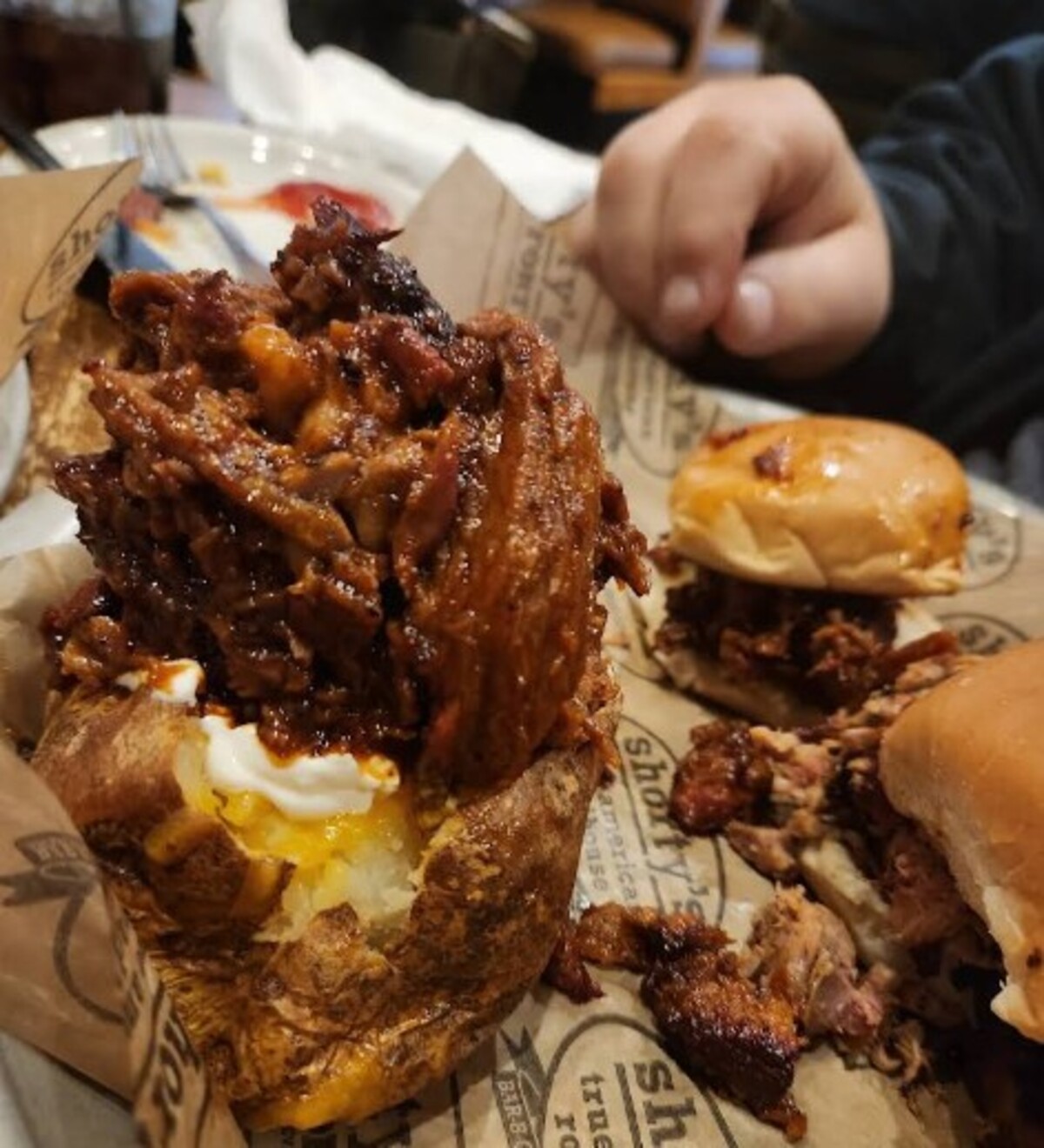 Food at Shorty's True American Roadhouse located in Toledo, OH.