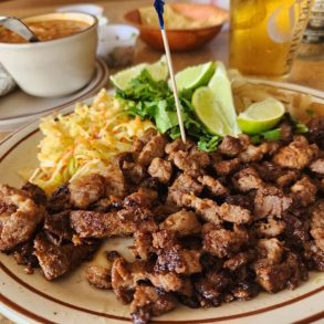 Food at Andele's Dog House located in Las Cruces, NM.