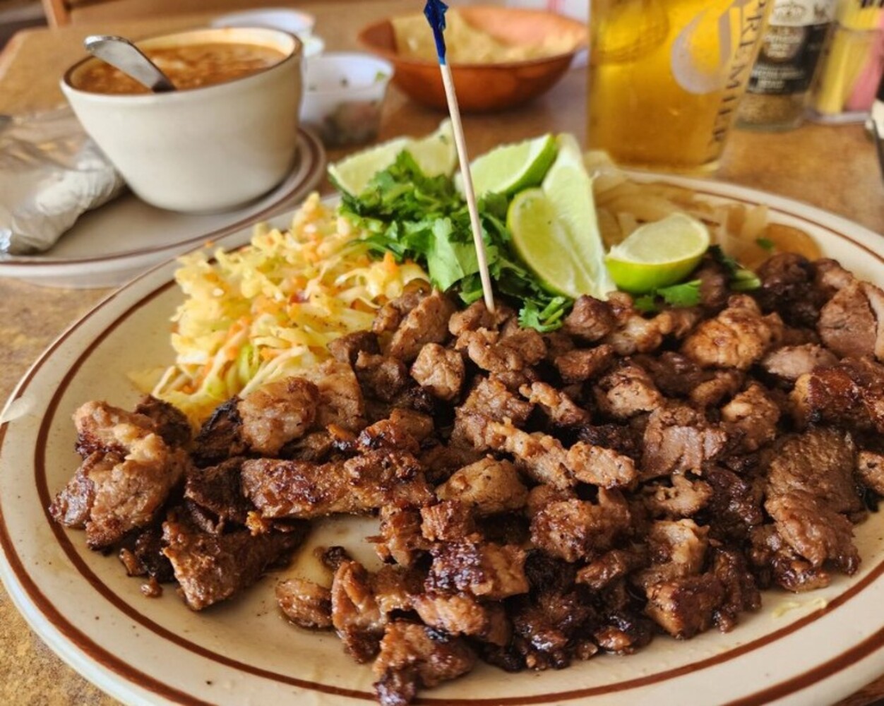 Food at Andele's Dog House located in Las Cruces, NM.