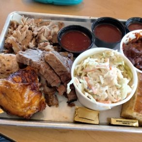 Food at BJ's Nevada Barbecue located in Sparks, NV.