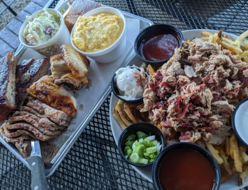 Food at BJ's Nevada Barbecue located in Sparks, NV.