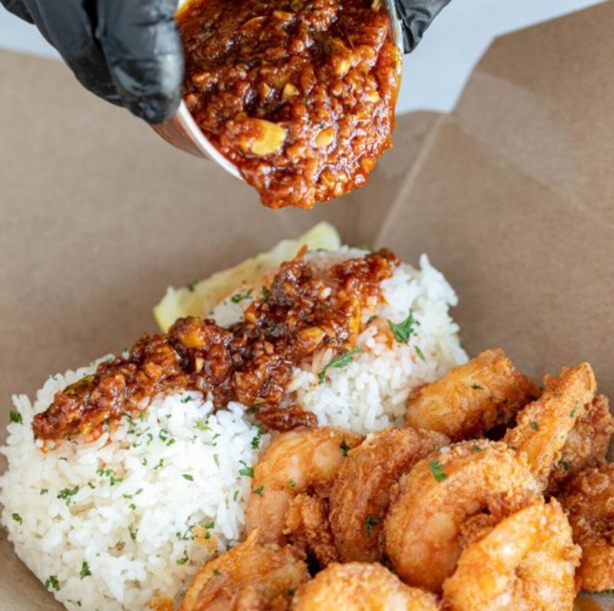 Food at Boil Daddy located in Garden Grove, CA. 