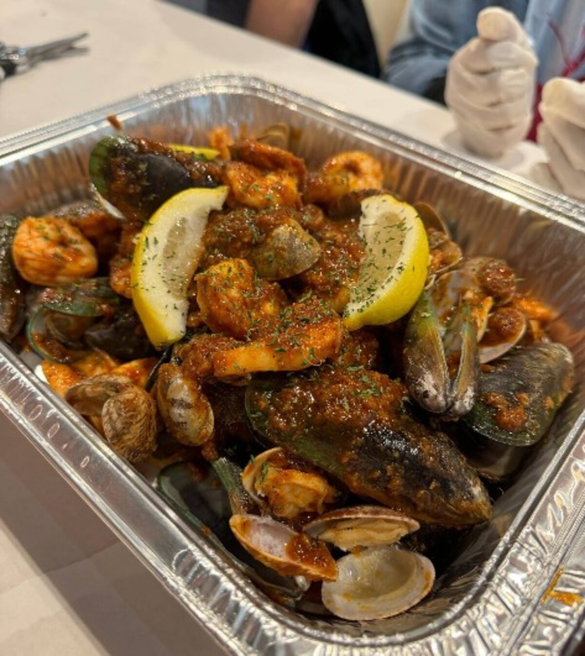 Food at Boil Daddy located in Garden Grove, CA.