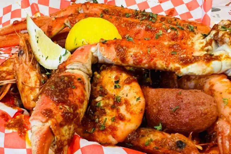 Food at Boil Daddy located in Garden Grove, CA.