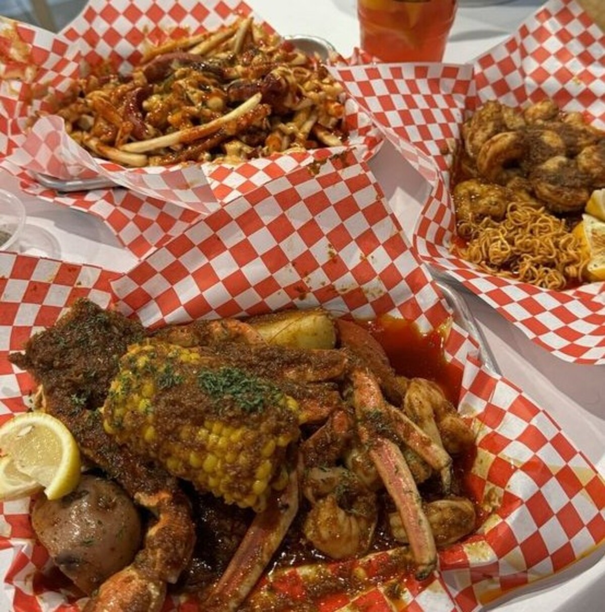 Food at Boil Daddy located in Garden Grove, CA.