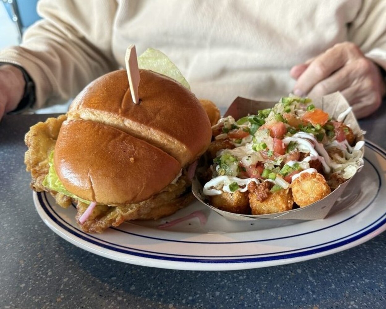 Food at Hank’s Garage & Grill located in Shawnee, KS. 
