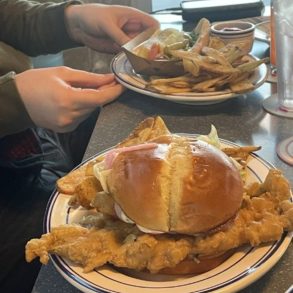 Food at Hank’s Garage & Grill located in Shawnee, KS.