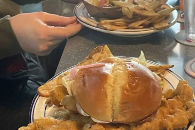 Food at Hank’s Garage & Grill located in Shawnee, KS.