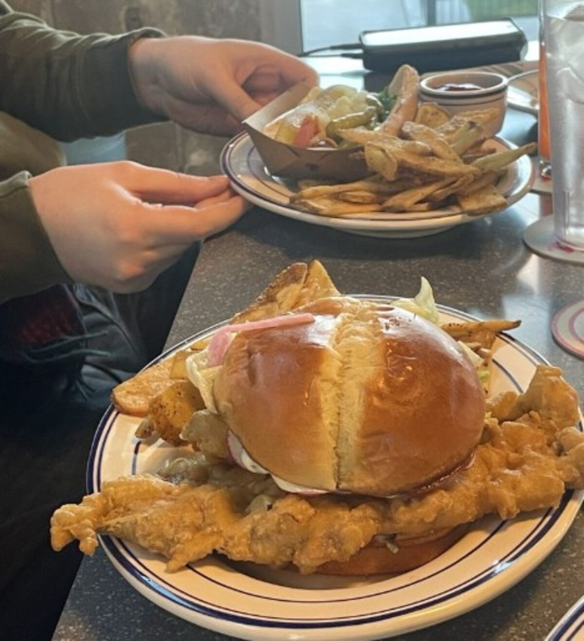 Food at Hank’s Garage & Grill located in Shawnee, KS.