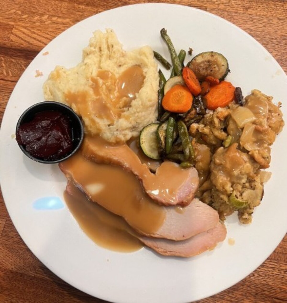 Food at Machine Shed Restaurant Davenport located in Davenport, IA. 