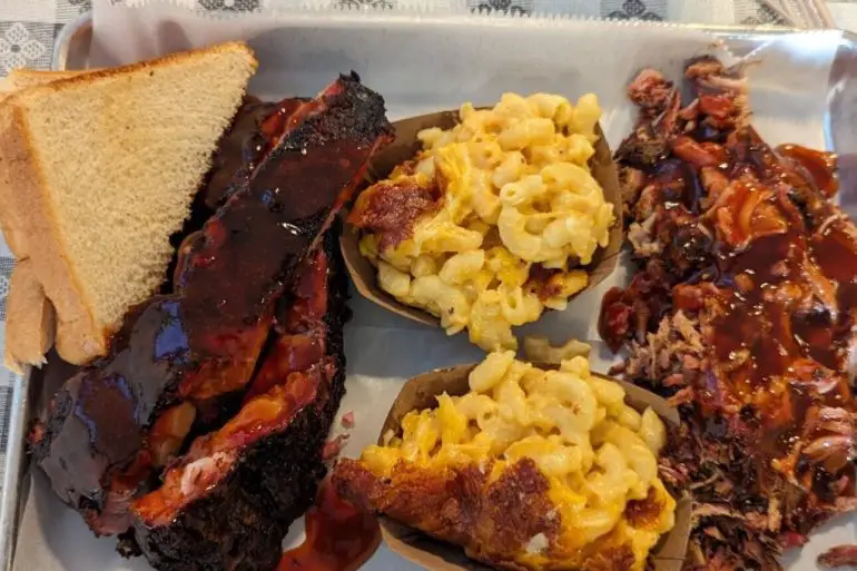 Food at Dem 2 Brothers And A Grill located in Charleston, WV.