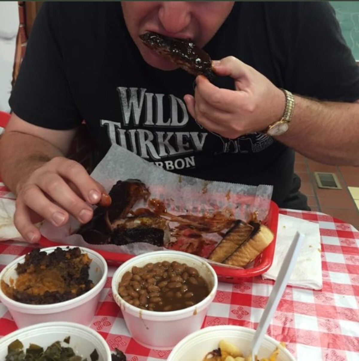 Food at Dem 2 Brothers And A Grill located in Charleston, WV.   