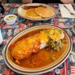 Food at The Pit Stop 292 Cafe located in Las Cruces, NM