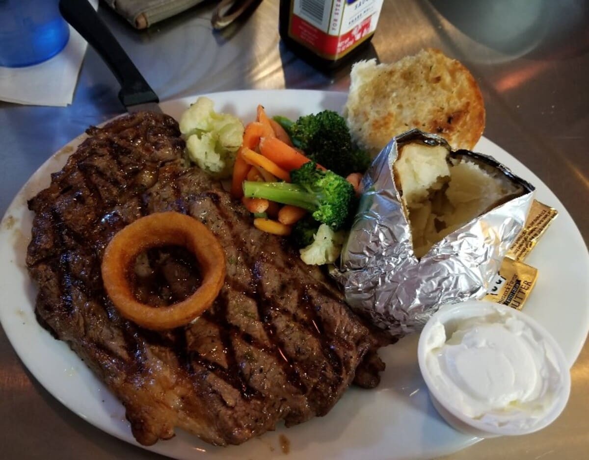Food at Polito's Beer Barrel located in Pueblo, CO. 