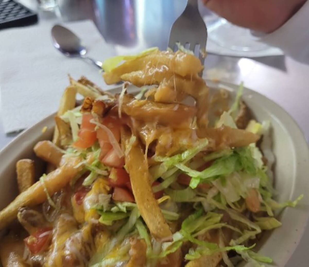 Food at Polito's Beer Barrel located in Pueblo, CO. 