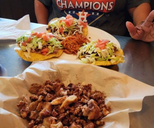 Food at Polito's Beer Barrel located in Pueblo, CO.