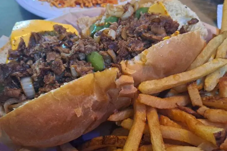 Food at Polito's Beer Barrel located in Pueblo, CO.