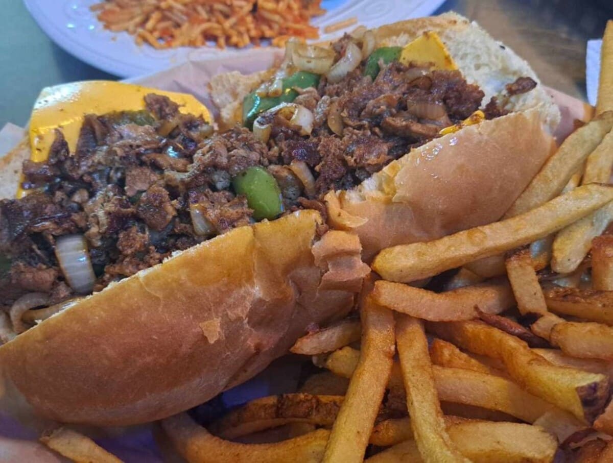 Food at Polito's Beer Barrel located in Pueblo, CO. 