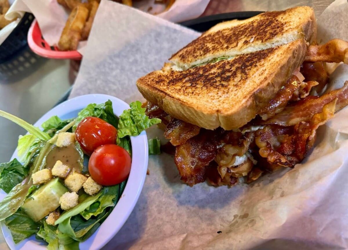 Food at Polito's Beer Barrel located in Pueblo, CO. 