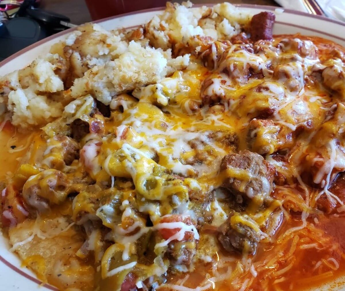 Food at The Pit Stop 292 Cafe located in Las Cruces, NM