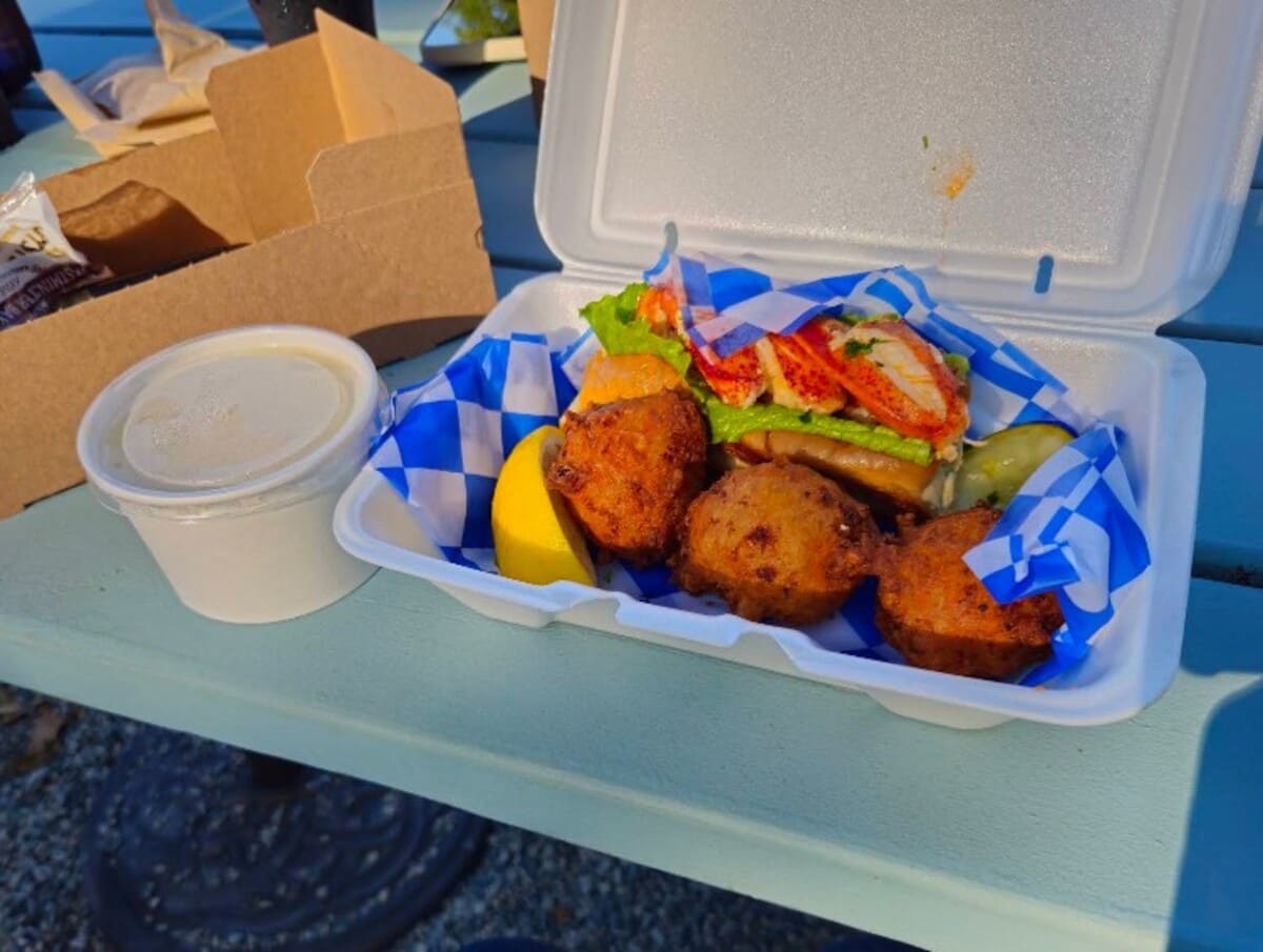 Food at Tommy's Clam Shack located in Warwick, RI.