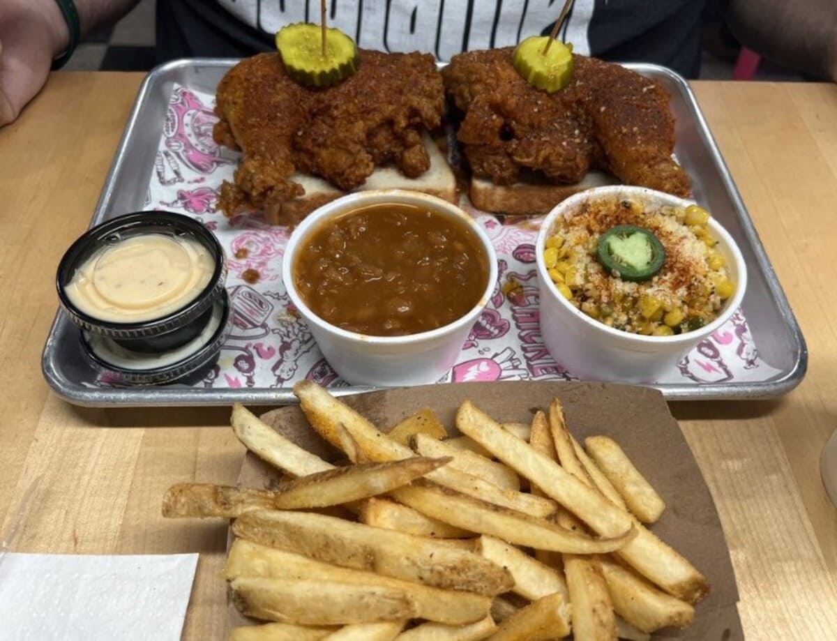 Food at LoveBird - Almost Famous Chicken located in Lakeland, FL.