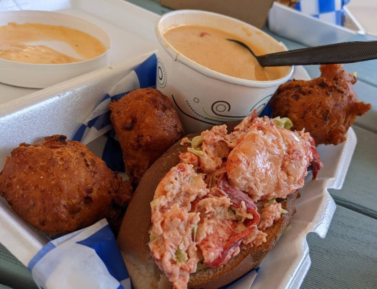 Food at Tommy's Clam Shack located in Warwick, RI.