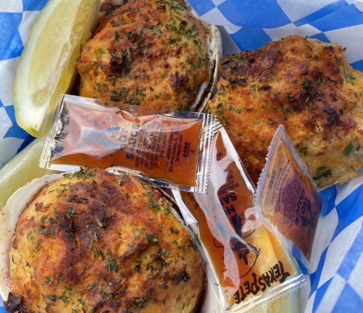 Food at Tommy's Clam Shack located in Warwick, RI.