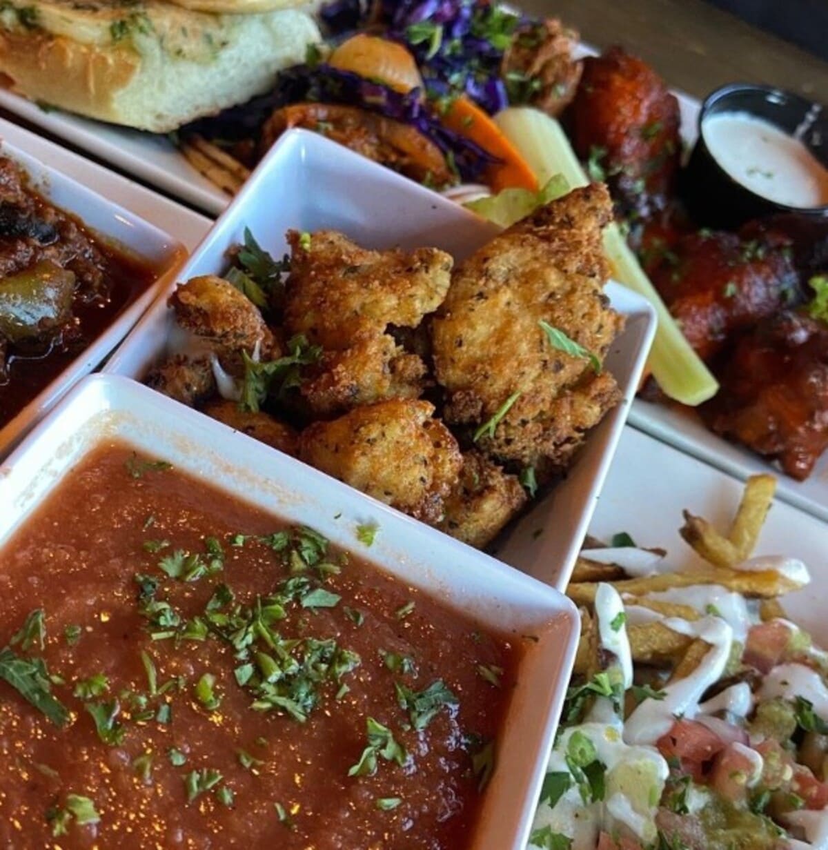 Food at Charlie’s Place located in Reno, NV.