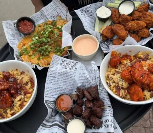 Food at The Blarney Stone Pub located in Sioux Falls, SD.