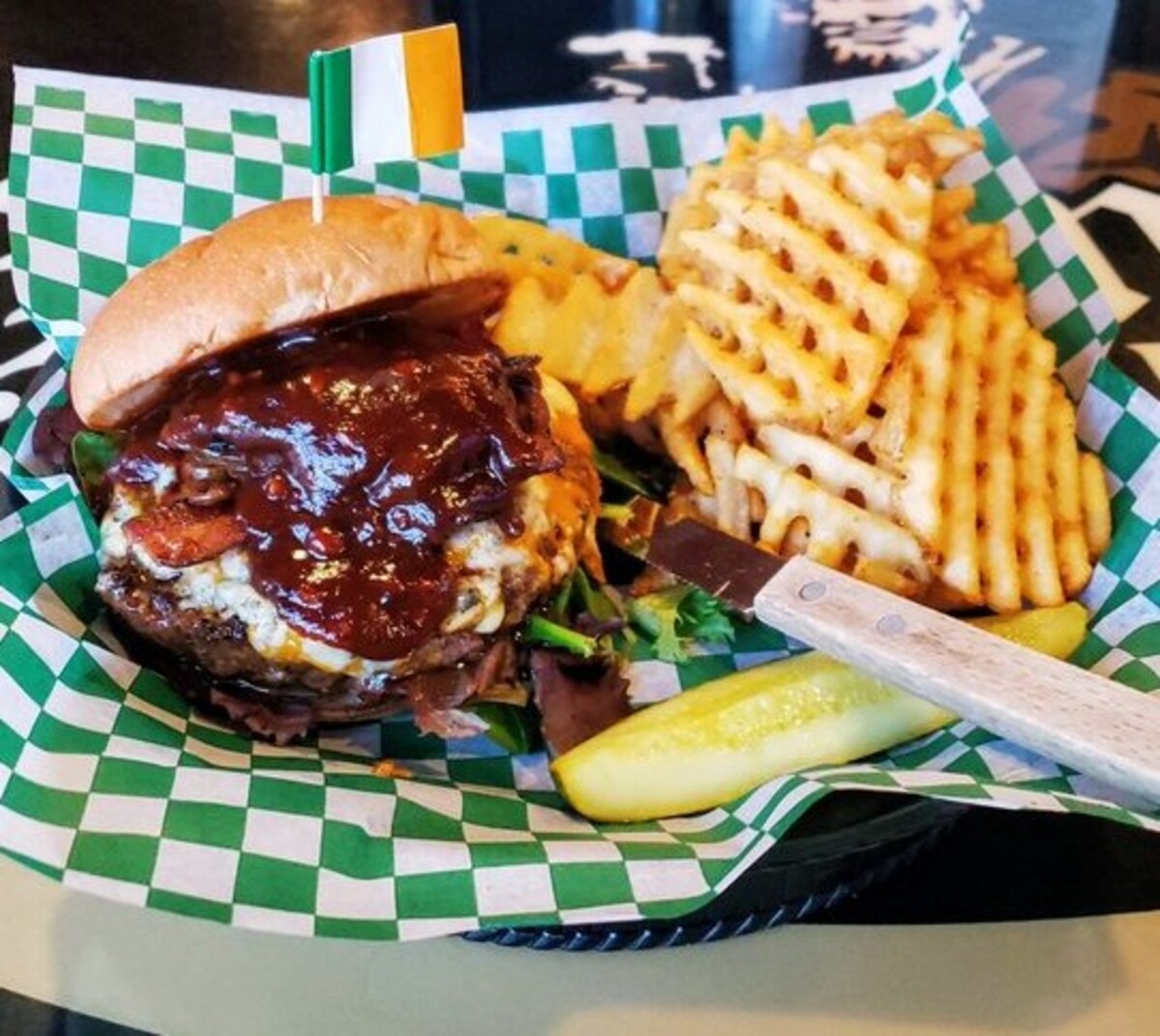 Food at The Blarney Stone Pub located in Sioux Falls, SD.