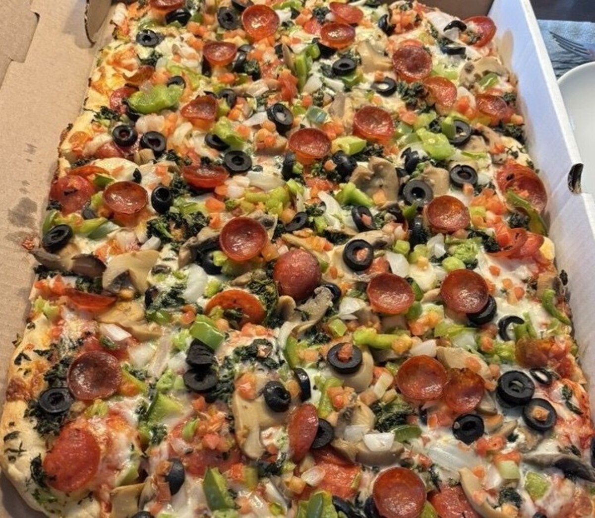 Food at The Pizza Nomad located in West Warwick, RI. 