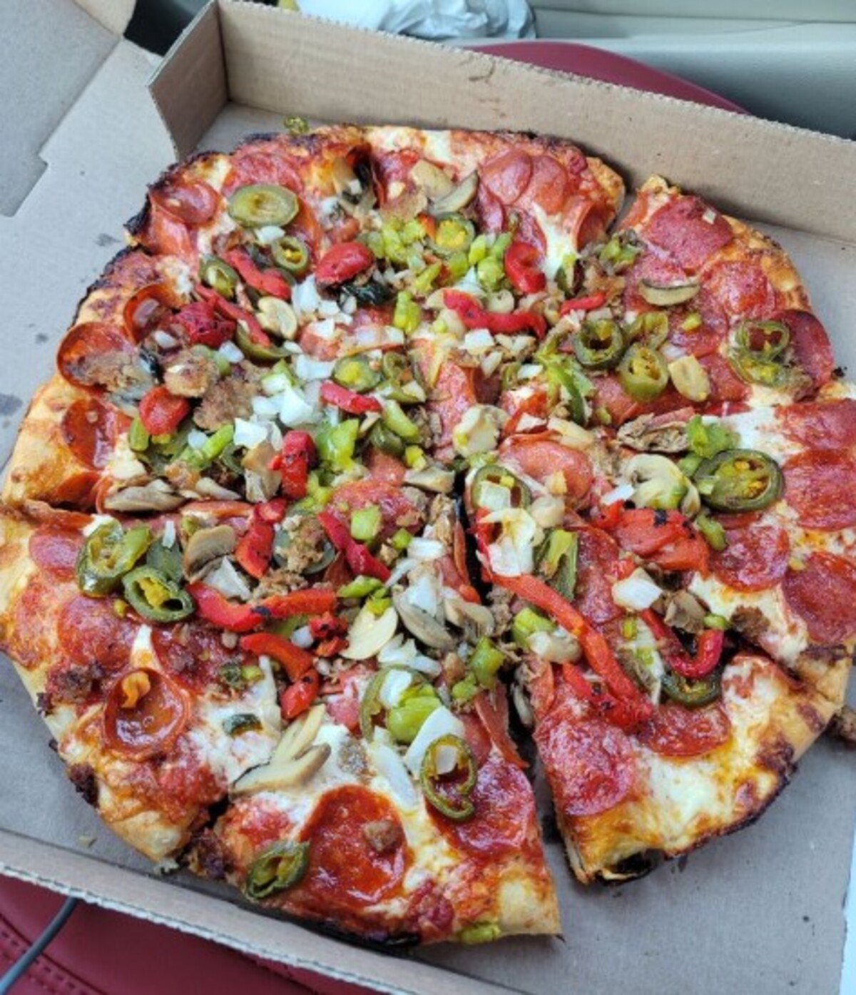 Food at The Pizza Nomad located in West Warwick, RI. 