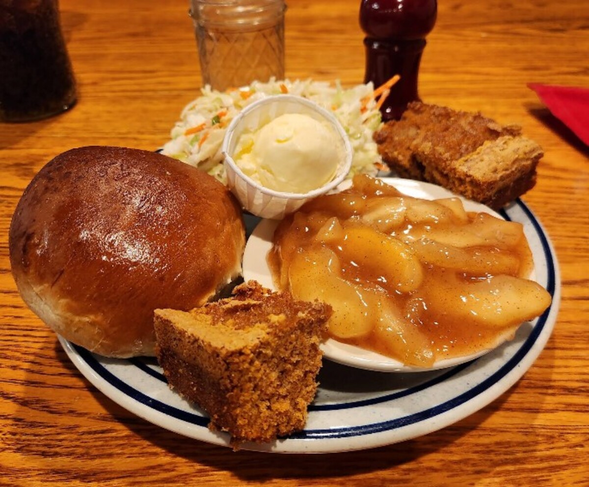 Food at Machine Shed Restaurant located in Davenport, IA.
