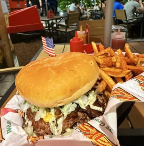 Food at Tay's Burger Shack located in North Kansas City, MO.