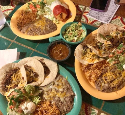 Food at La Nueva Casita Cafe located in Las Cruces, NM.