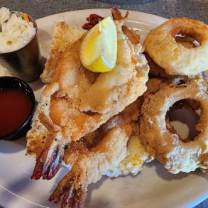 Food at Herby-K's located in Shreveport, LA.
