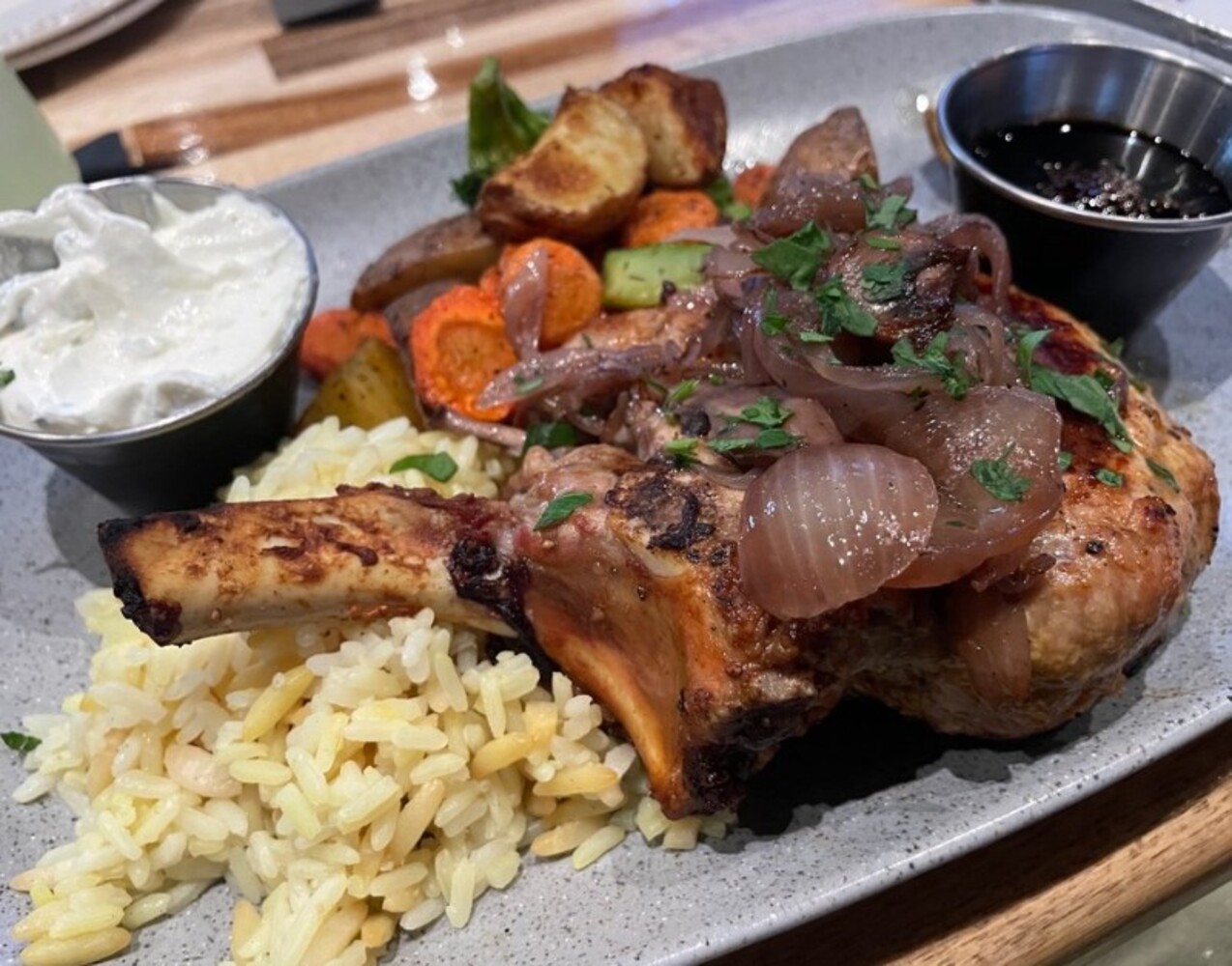 Food at The Buckley Kitchen & Bar located in Framingham, MA. 