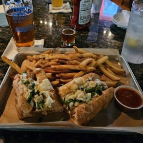 Food at Turtle Mountain Brewing located in Rio Rancho, NM.