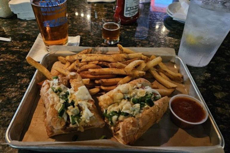 Food at Turtle Mountain Brewing located in Rio Rancho, NM.
