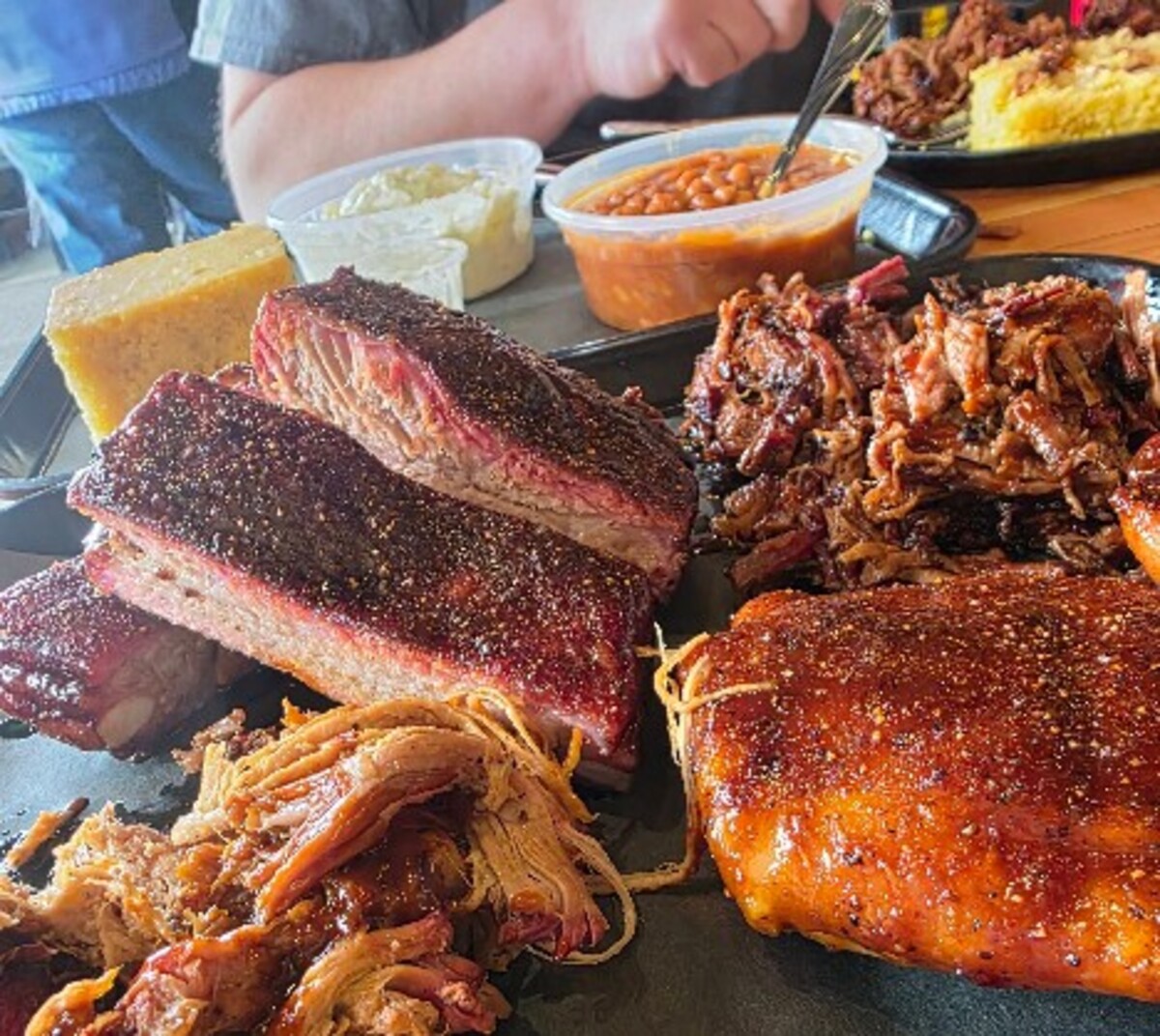 Food at Sweetwood BBQ located in Wenatchee, WA.