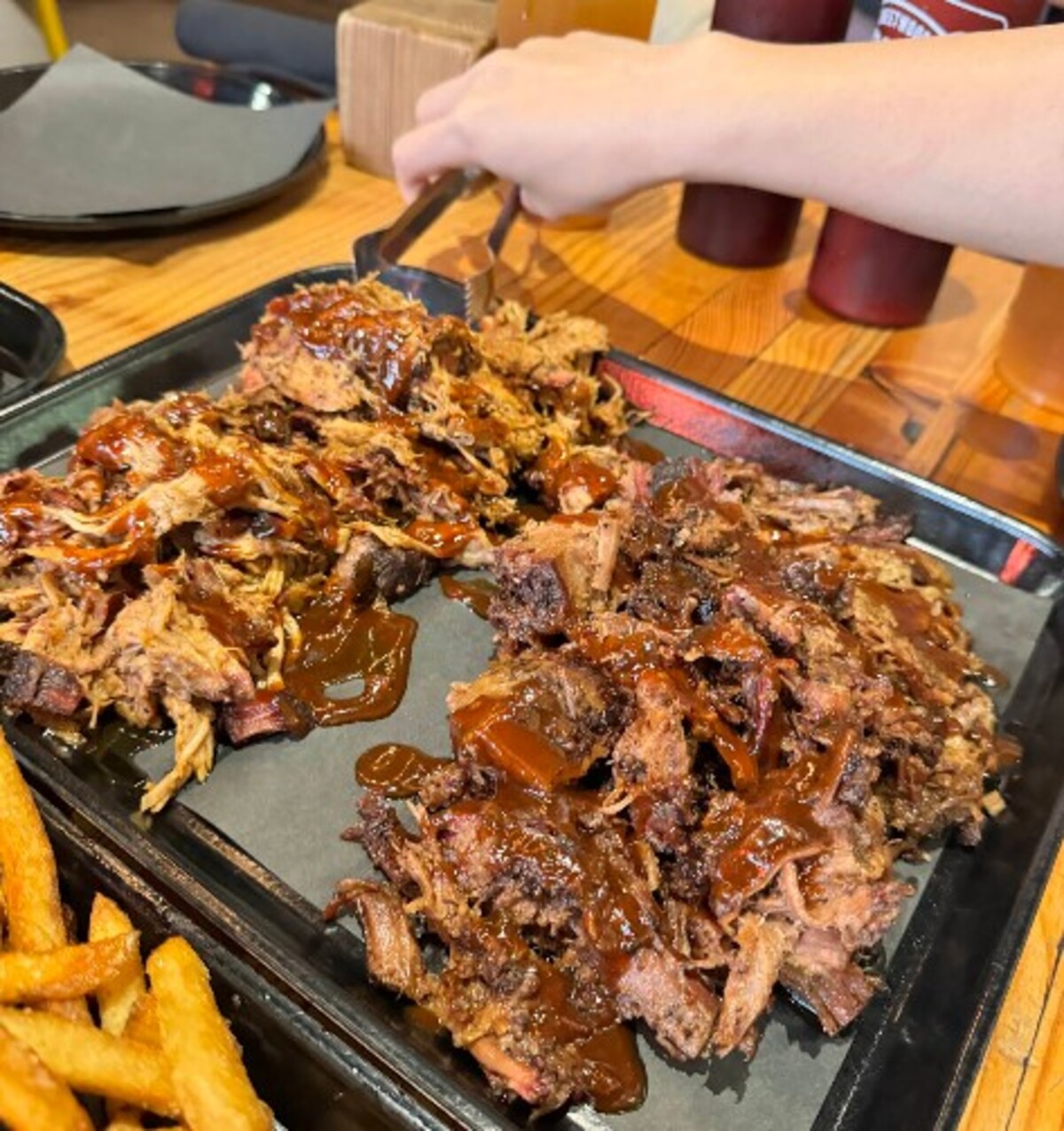 Food at Sweetwood BBQ located in Wenatchee, WA