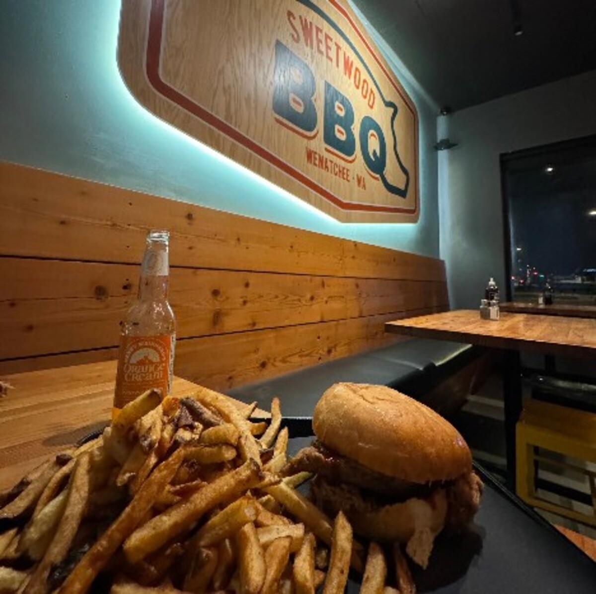 Food at Sweetwood BBQ located in Wenatchee, WA