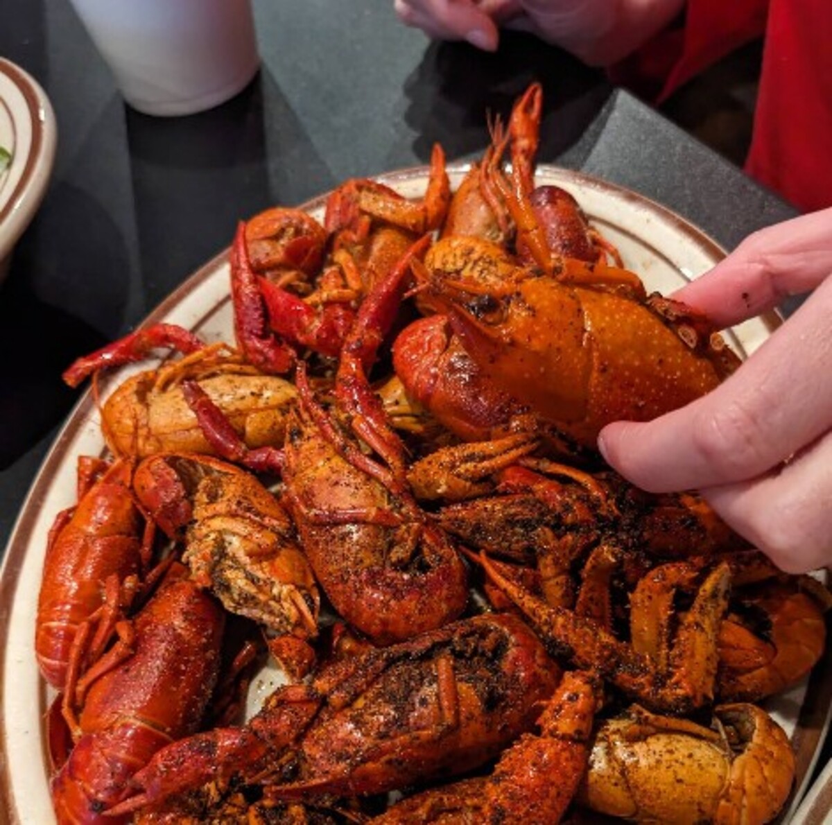 Food at Broussard's Cajun Cuisine located in Cape Girardeau, MO. 