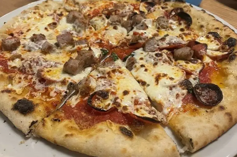 Food at Racca's Pizzeria Napoletana located in Casper, WY.