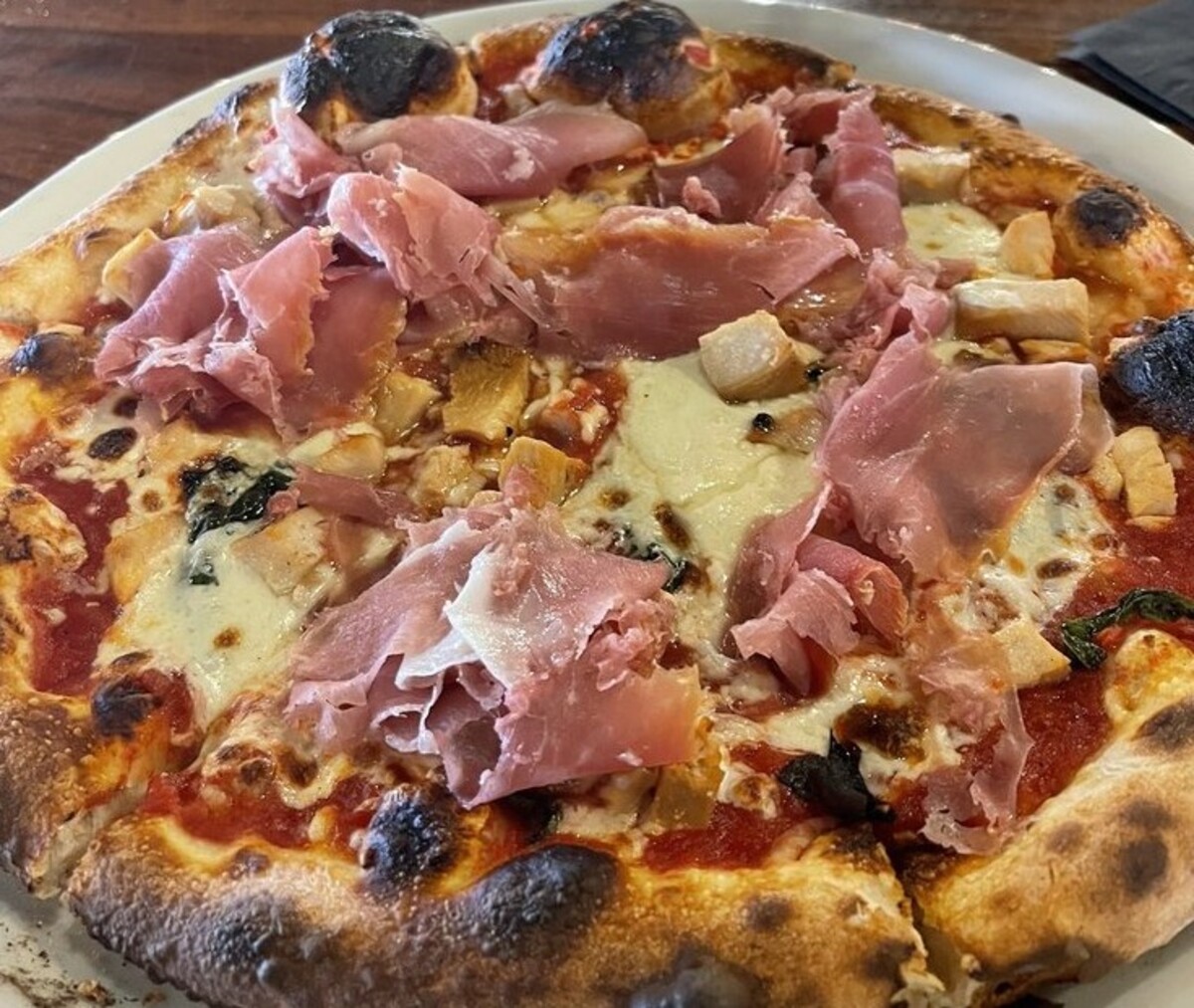 Food at Racca's Pizzeria Napoletana located in Casper, WY.