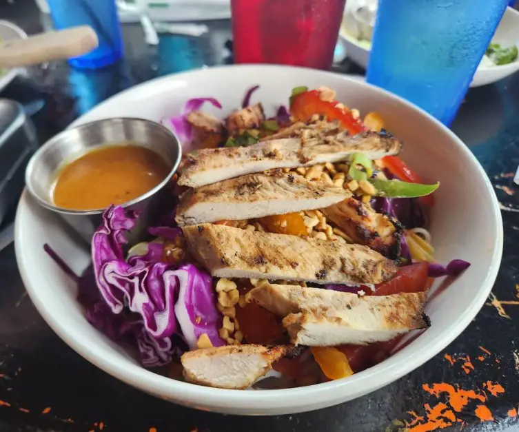 Food at Lost Dog Café & Lounge located in Binghamton, NY.    