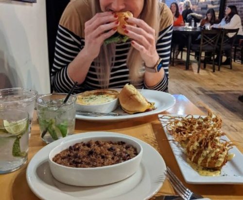 Food at Hale House located in Charleston, WV.