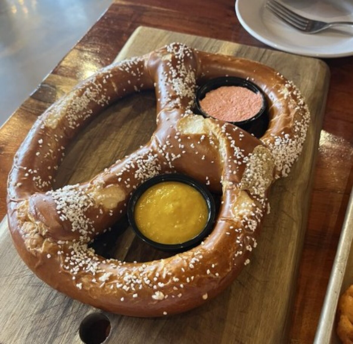 Food at Bahnhof WVrsthaus & Biergarten located in Huntington, WV.