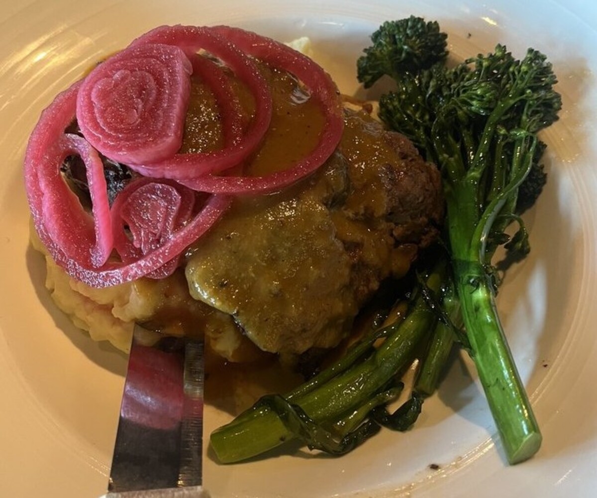 Food at Bahnhof WVrsthaus & Biergarten located in Huntington, WV.